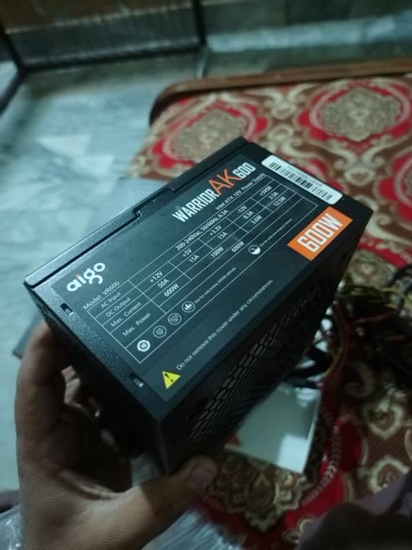 600 watt power supply for pc only box open 5