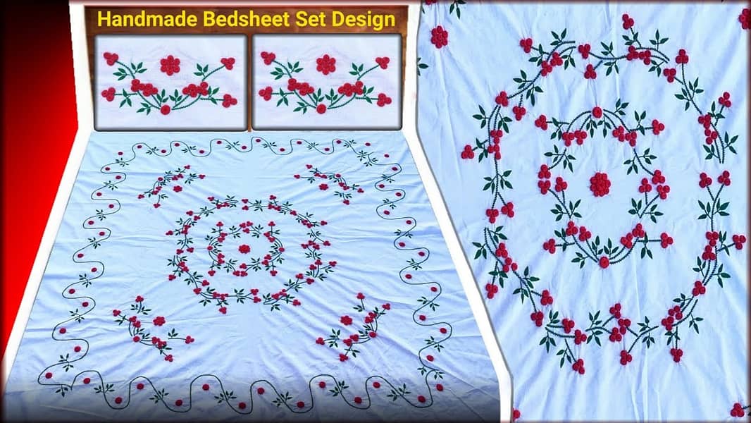 Hand made bed sheet, Decoration, Bags & jewlrybox etc 0