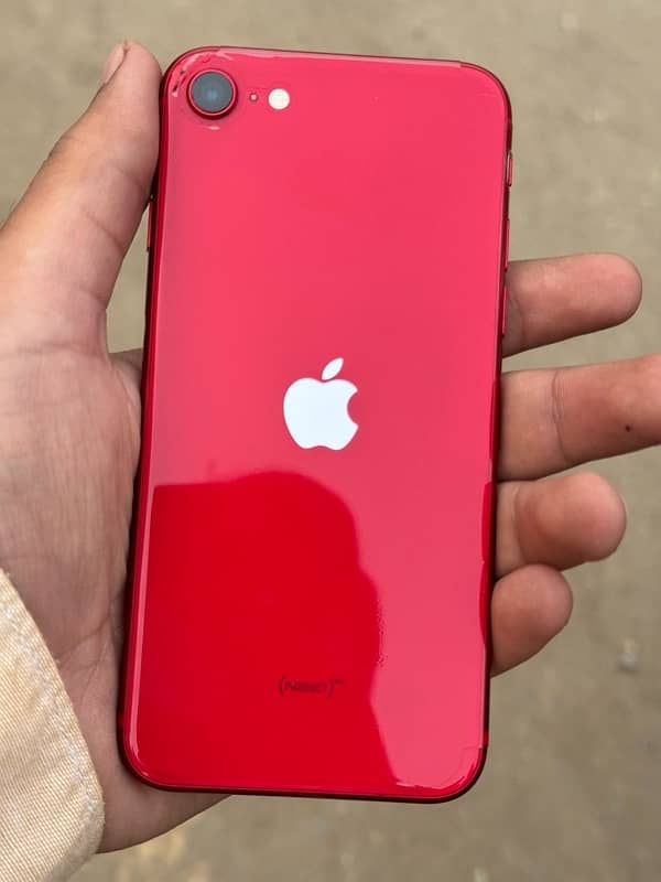 iPhone se 2020 pta approved 100 BH  red colour like new All ok 0