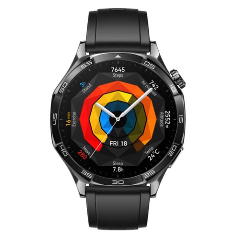 Huawei Watch GT 5 46mm Black Fluoroelastomer Strap 0