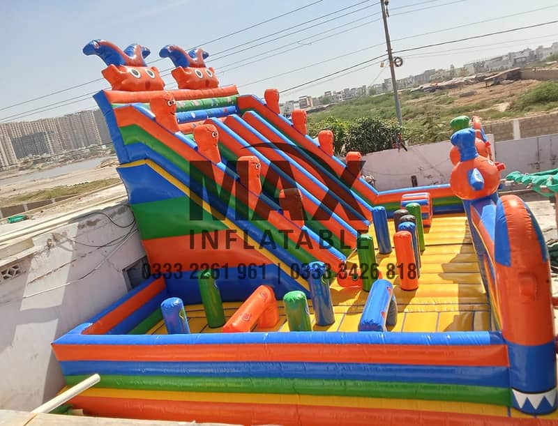 Jumping Castle , Kids Rides , Kids Play land , Max Inflatable , Rides 16