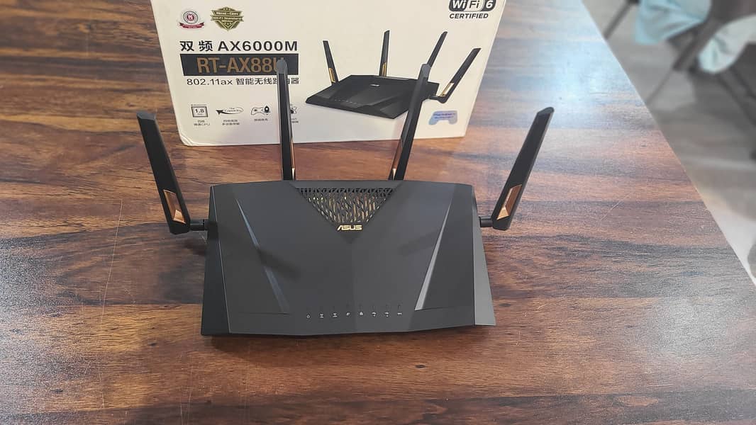 WiFi6 Gaming Router ASUS RT-AX88U AX6000 Wireless Dual-Band (Box Pack) 9