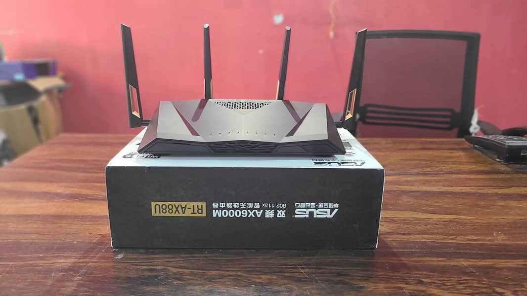 WiFi6 Gaming Router ASUS RT-AX88U AX6000 Wireless Dual-Band (Box Pack) 12