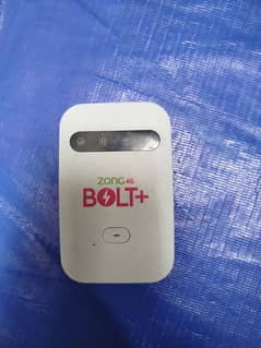 Zong 4g bolt plus 1 month used only