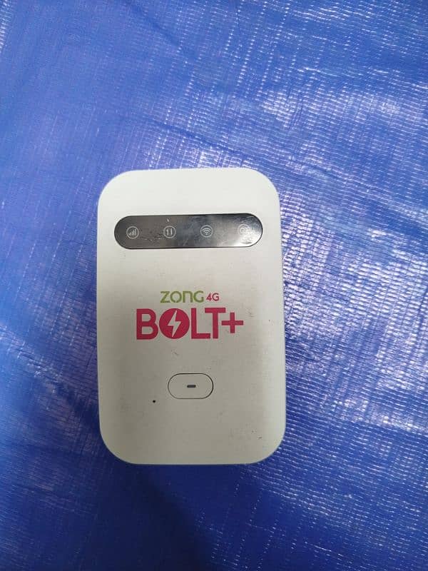 Zong 4g bolt plus 1 month used only 0