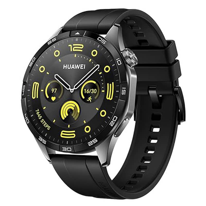 Huawei Watch GT 4 Black Fluoroelastomer Strap 1