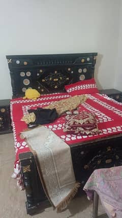 Bed, Side Tables, Dressing Table for Sale