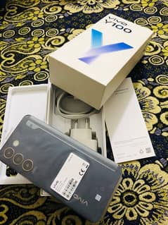 vivo Y100 with box and charger