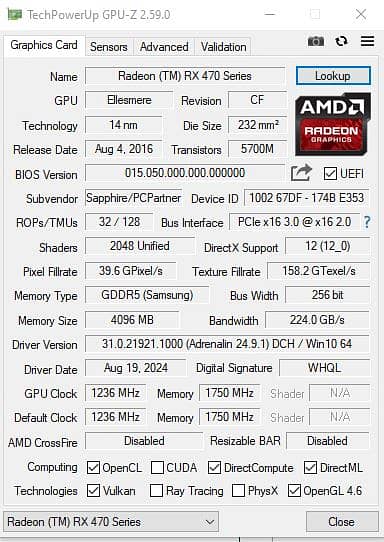 Sapphire Radeon RX 470 1