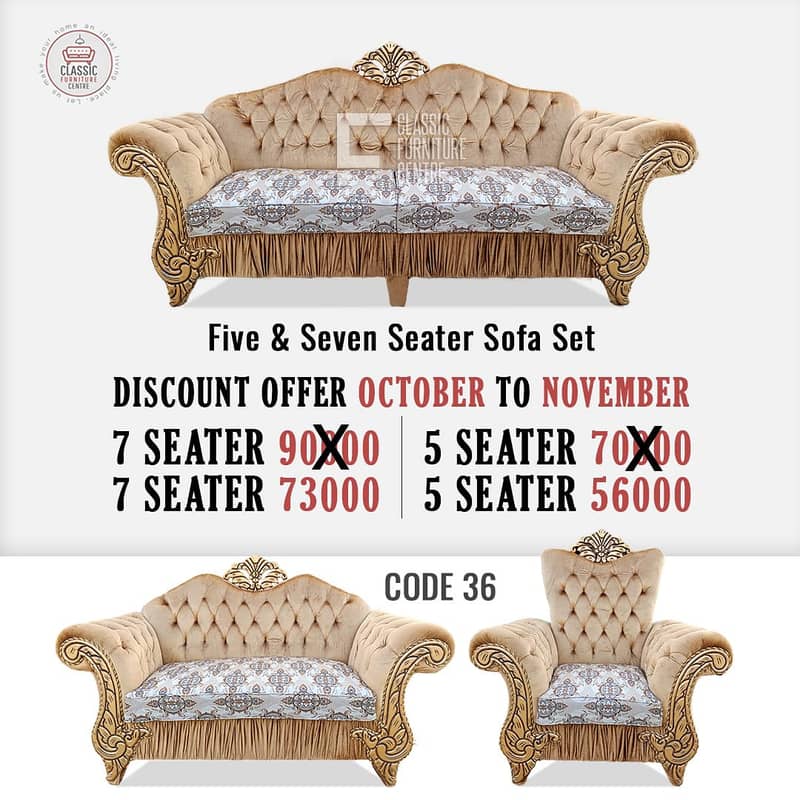 sofa set/5 seater sofa | L shape sofa set | sofa for sale in karachi 12