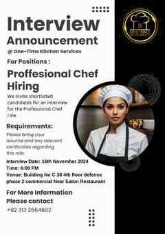 Hiring A Professional Chef