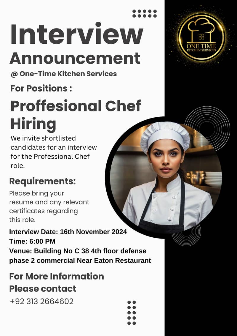 Hiring A Professional Chef 0