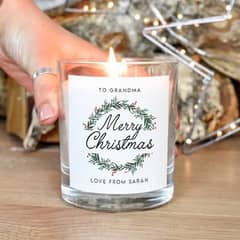 scented candles for Christmas