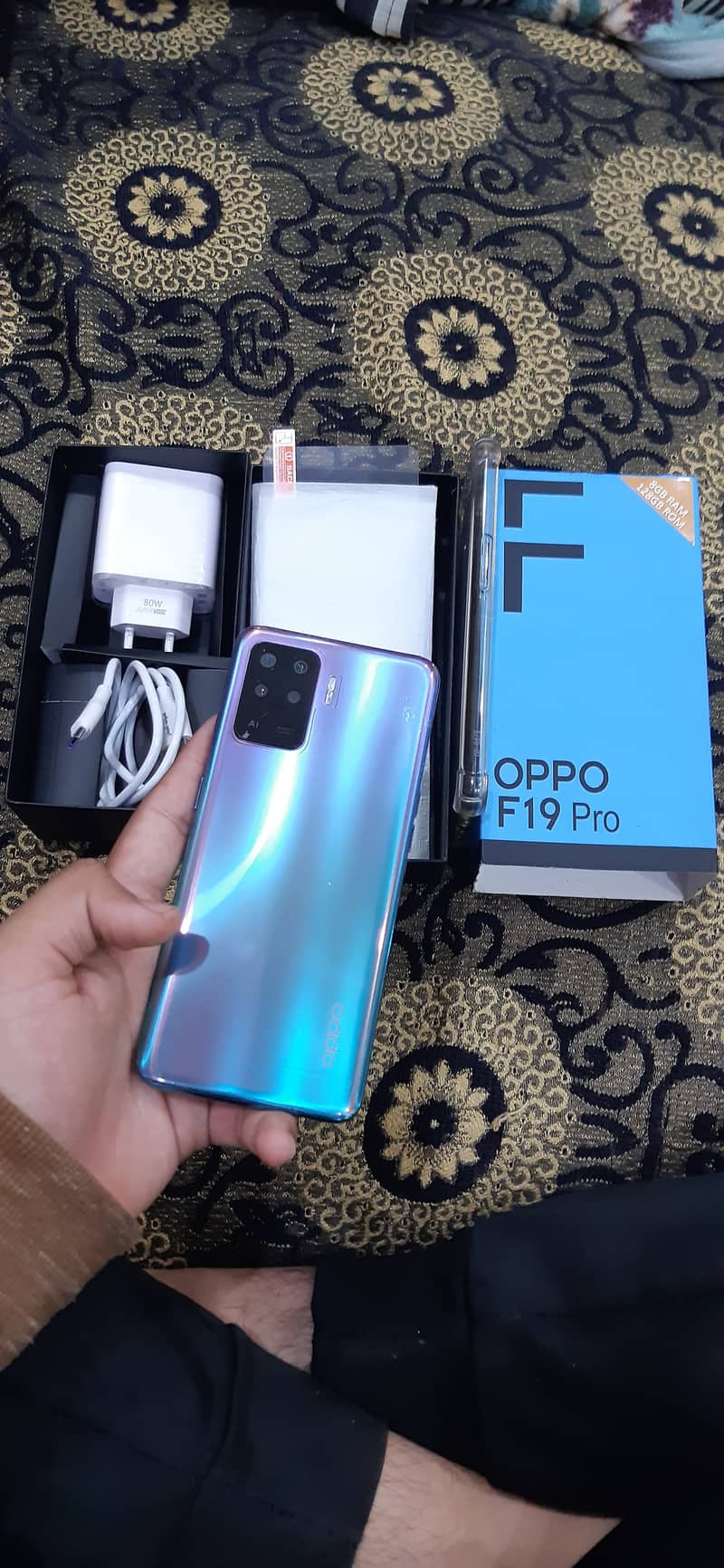 Oppo f19 pro  8+8 ram 128 gb 32MP Front ,48 MP back 0