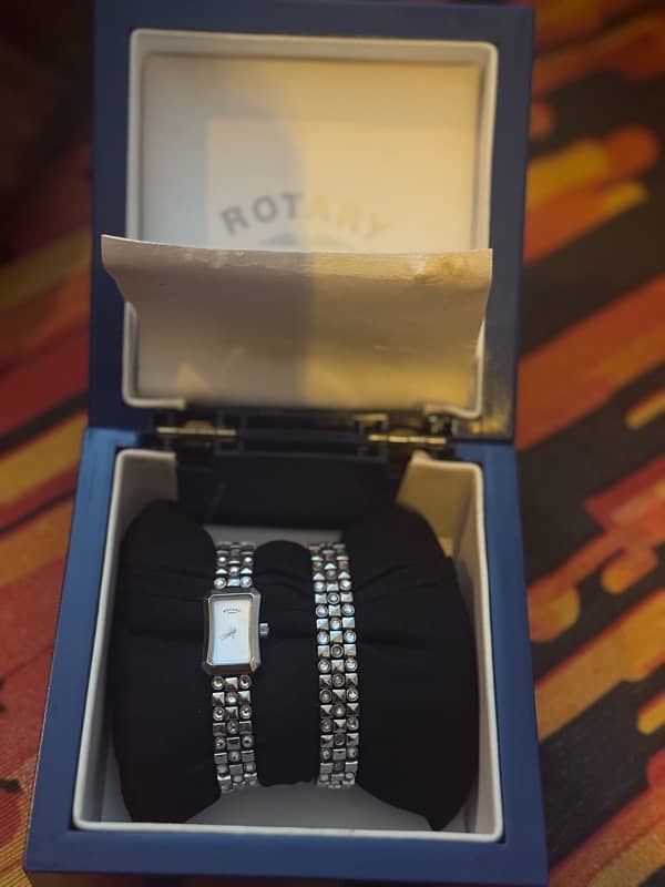 Rotary original womens watch and bracelet 0