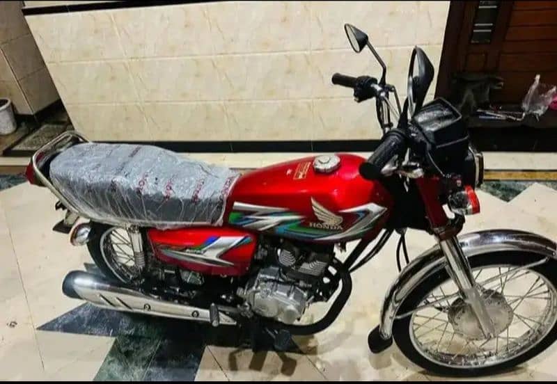 honda cg 125 lush condition bike  2023 model 2 digit number 5