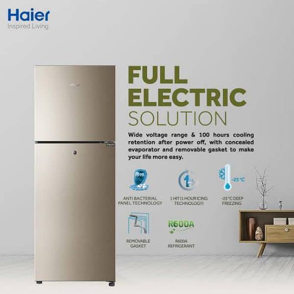 Haier HRF 276EBD Gold. 1