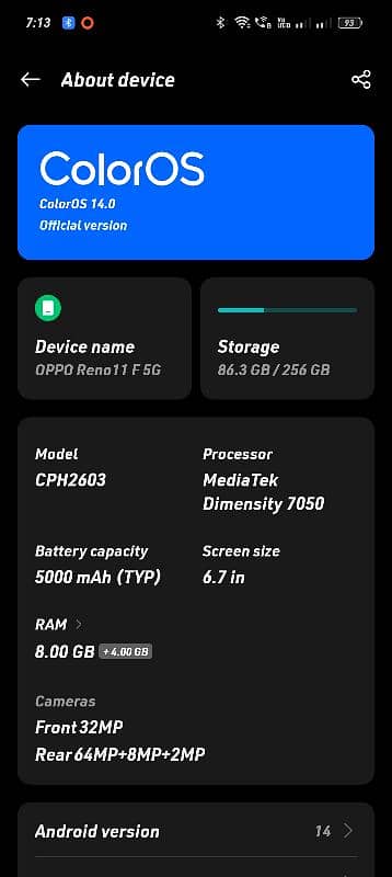 OPPO Reno 11F 5G 3