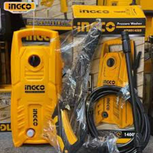 INGCO High Pressure Car Washer - 130 Bar, Copper Motor 0