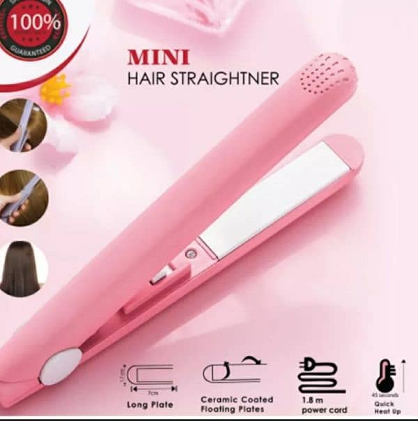 mini straightener machine flat iron 0