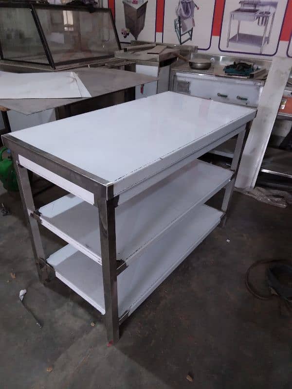 Prep Table stainless steel non magnet 7