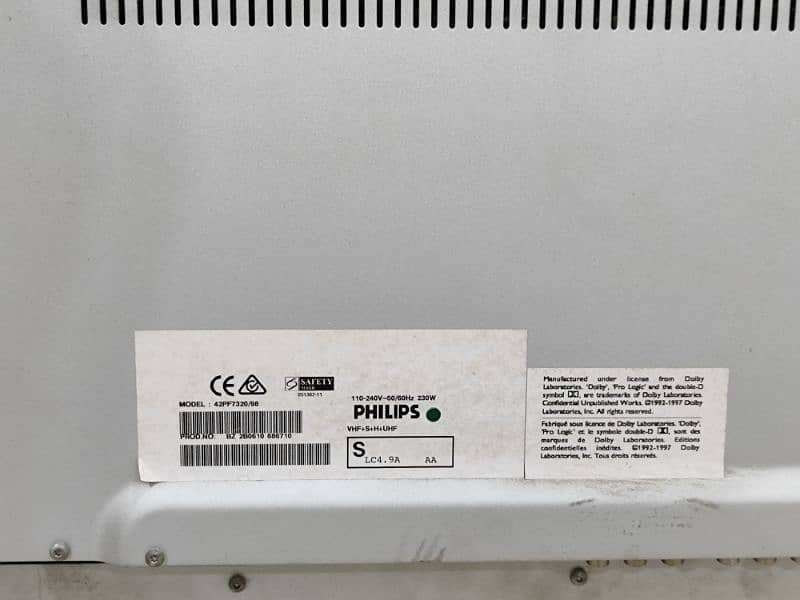 philips model 42pf7320/98 1