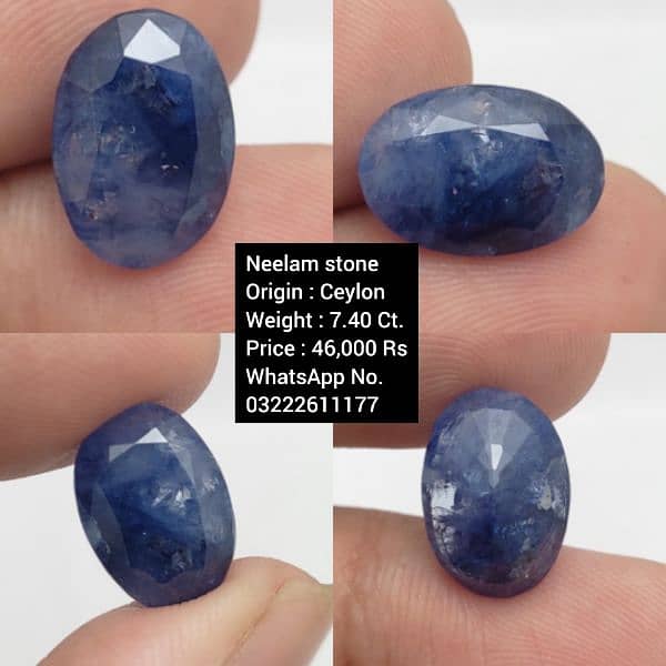 Natural Blue Sapphire Stone 6