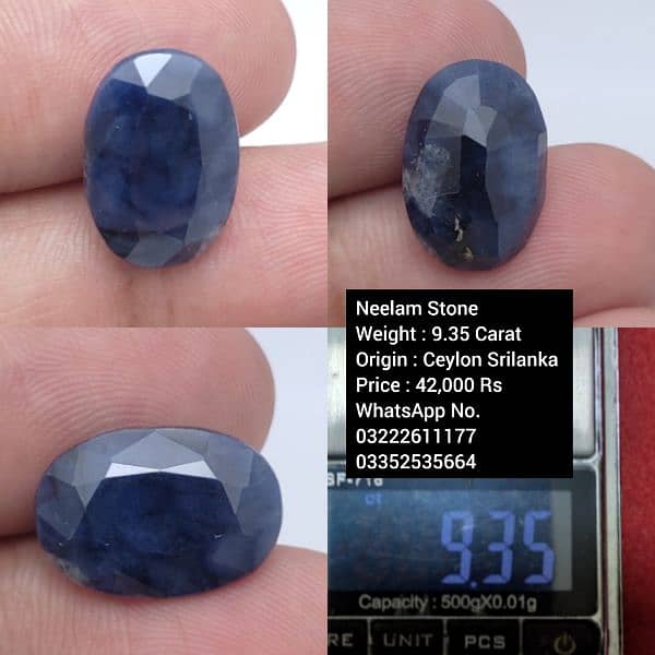 Natural Blue Sapphire Stone 8