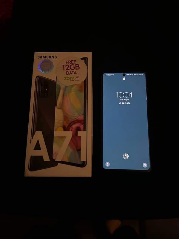 SAMSUNG A71 FULL BOX NO SCRATCHES NO FAULTS AS GOOD AS NEW 8/128 GB 2