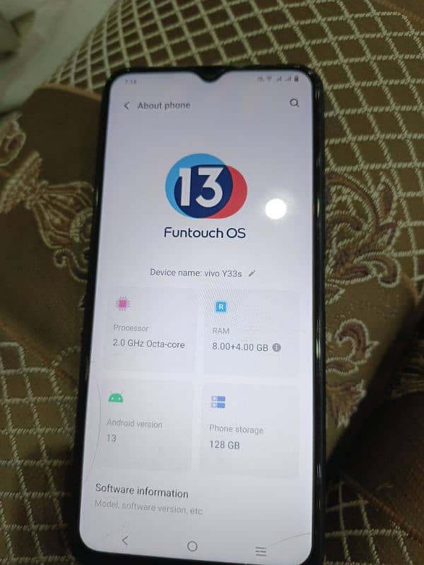 Vivo y33s 8/128 for sale in mint condition 3