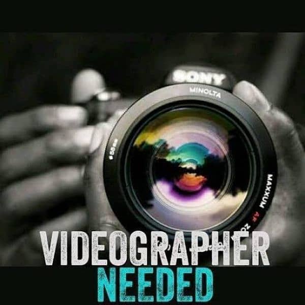 Videographer/ Video Editor Required 1