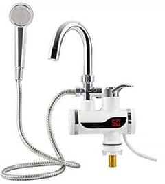 Instant hot water tap with head wash