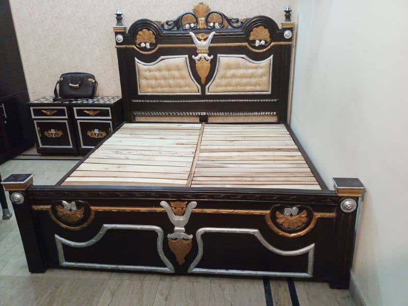 King size Bed or Side Tables.  Good Condition. 1