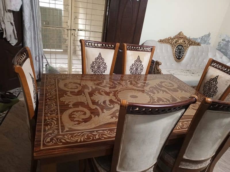 6 seater dining table fresh pics 2