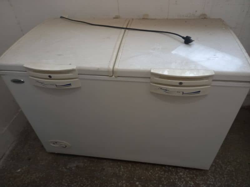 waves double door deep freezer. 0