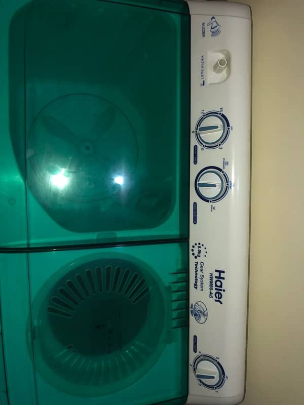 haier semi automatic washing machine 8.0kg 2