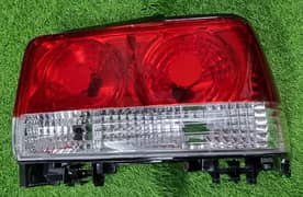 Toyota Corolla 1993-1997 Tail Lights and Trunk Light Red and Clear