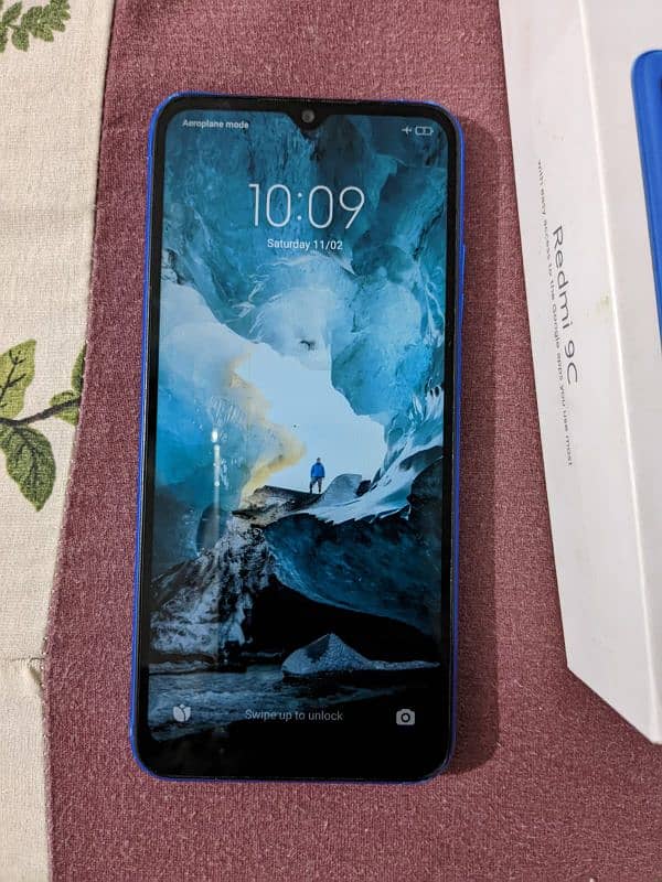 Redmi 9c 3/64 with box condition every thing is original 0