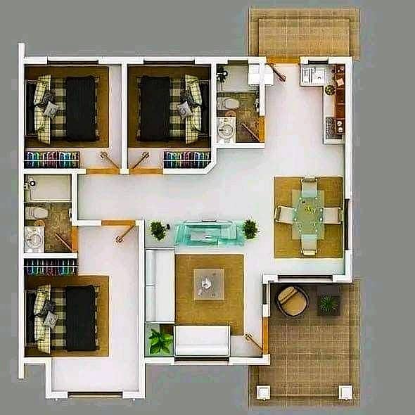 House map,(2D+3D) service,types of designs 10