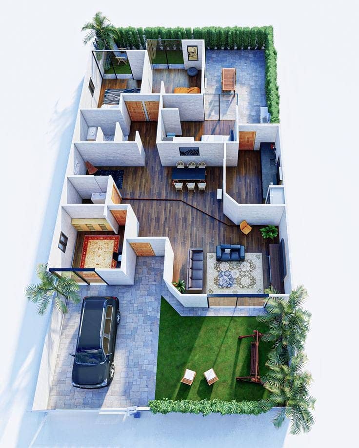 House map,(2D+3D) service,types of designs 13