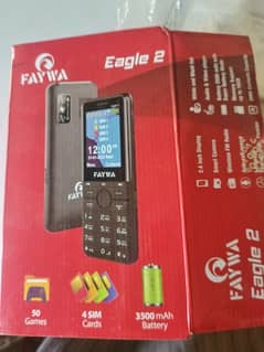 Faywa Eagle2 4sim mobile full box