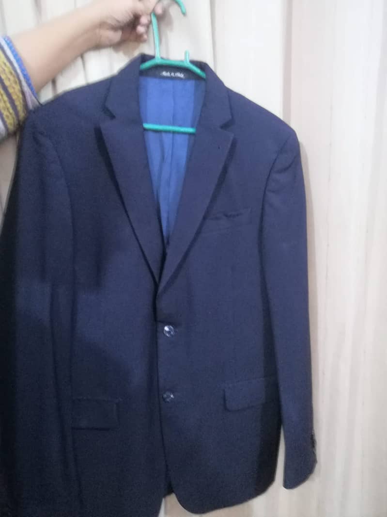 Dark Navy Blue Coat for Men, Size 36 (Large Size) 3