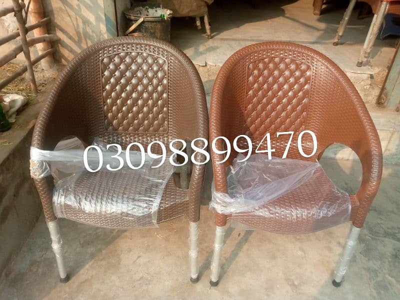 plastic Chairs and table 0