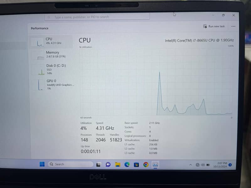 Dell Latitude 7300 i7 8th Gen Touch Screen 6