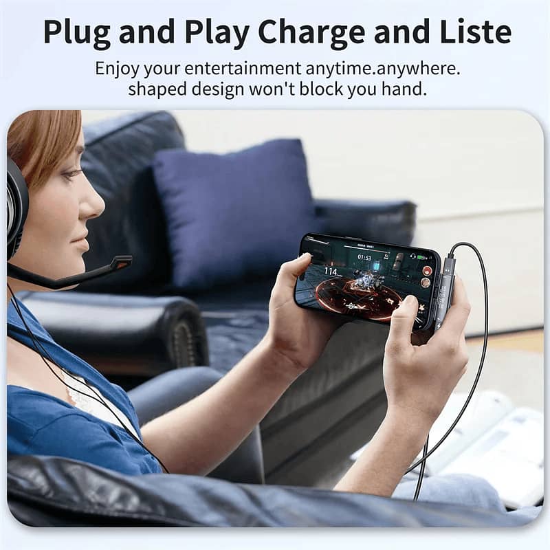 2 in 1 USB C Splitter Type C to Dual Type-C Charge Data Convert Cable 4