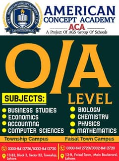 American concept academy for matric and o levels