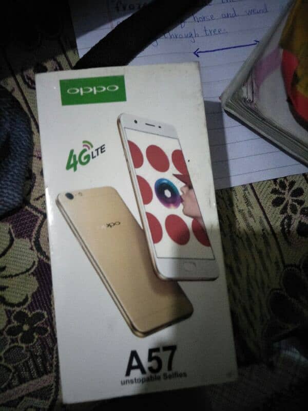 oppo a57 with box 4/64 ha 9