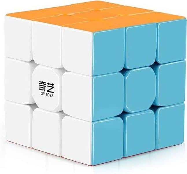 Original Qiyi Rubiks Cube 3x3 Stickerless Qiyi Warrior S Best Quality 1