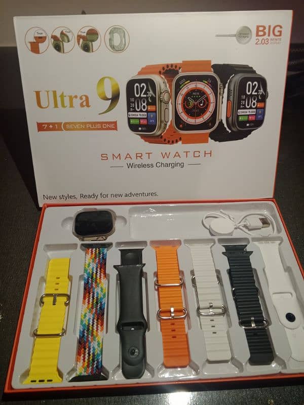 ultra 9 smart watch 7 in 1 0