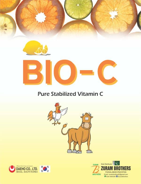 Bio-C vitamin for cattle and poultry 0